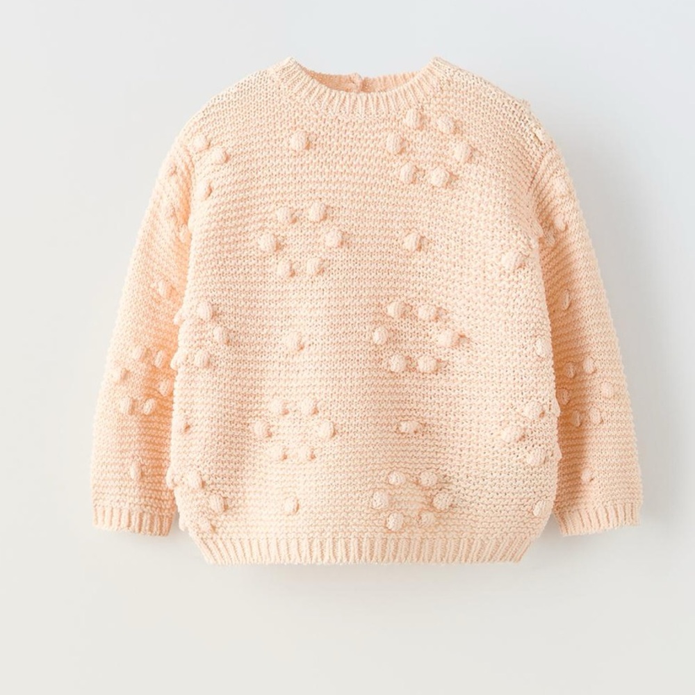 Knit bobble sweater